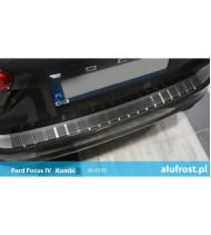 Rear bumper protector + carbon foil FORD FOCUS IV KOMBI