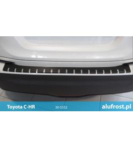 Rear bumper protector + carbon foil TOYOTA C-HR