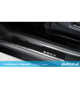 Door sills + carbon foil FORD S-MAX II / GALAXY III
