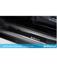 Door sills + carbon foil FORD S-MAX II / GALAXY III