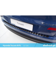 Protection de seuil de chargement + fibre en carbone HYUNDAI TUCSON III FL