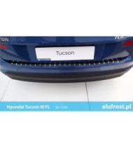 Protection de seuil de chargement + fibre en carbone HYUNDAI TUCSON III FL