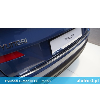 Rear bumper protector (mirror) HYUNDAI TUCSON III FL