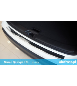 Rear bumper protector (mirror) NISSAN QASHQAI II  FL