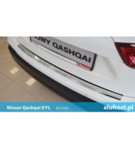 Rear bumper protector (mirror) NISSAN QASHQAI II  FL