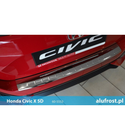 Rear bumper protector (mirror)  HONDA CIVIC X 5D