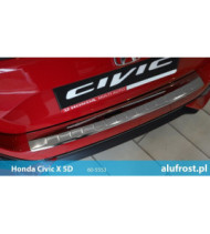 Rear bumper protector (mirror)  HONDA CIVIC X 5D