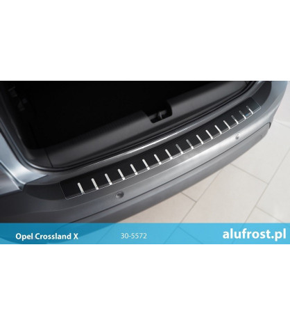 Protection de seuil de chargement + fibre en carbone OPEL CROSSLAND X / CROSSLAND X FL