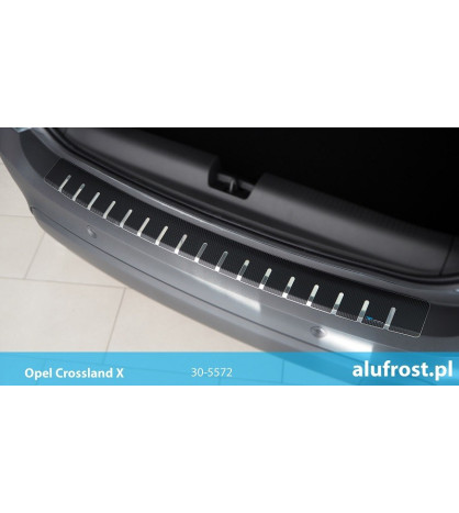 Ladenkantenschutz + carbon folie OPEL CROSSLAND X / CROSSLAND X FL