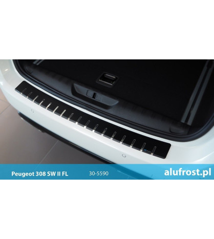 Rear bumper protector PEUGEOT 308 II SW FL
