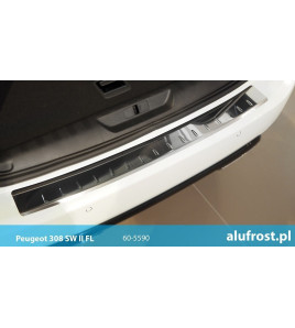 Rear bumper protector (mirror)  PEUGEOT 308 II SW FL