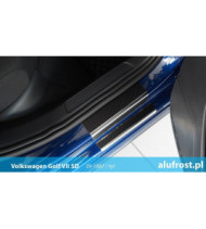 Door sills + carbon foil VOLKSWAGEN GOLF VII 5D | KOMBI