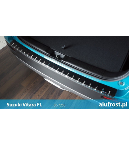 Rear bumper protector + carbon foil SUZUKI VITARA FL