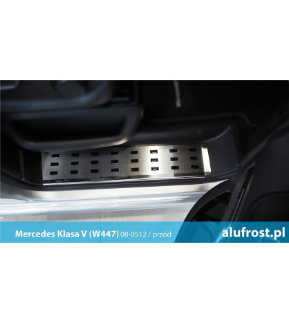 Protection de marche intérieure (acier inoxydable, avant) MERCEDES CLASSE V (W447)