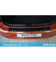 Protection de seuil de chargement + fibre en carbone VOLKSWAGEN POLO VI 5D