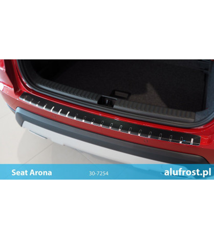 Rear bumper protector + carbon foil SEAT ARONA