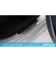 Door sills + carbon foil COROLLA XII 4D / KOMBI