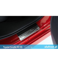 Einstiegsleisten + carbon folie TOYOTA COROLLA XII 5D