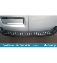 Nakładka na zderzak + folia karbonowa OPEL VIVARO III / ZAFIRA LIFE