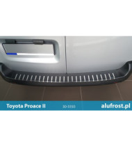 Rear bumper protector + carbon foil TOYOTA PROACE II