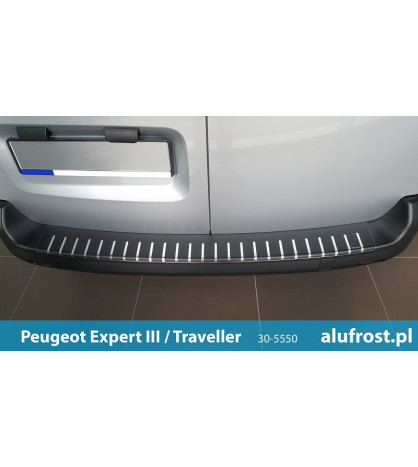 Nakładka na zderzak + folia karbonowa PEUGEOT EXPERT III / TRAVELLER