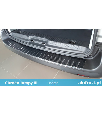 Protection de seuil de chargement + fibre en carbone CITROËN JUMPY III