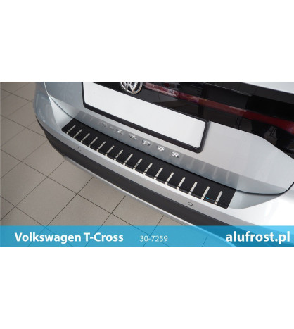 Ladenkantenschutz + carbon folie VOLKSWAGEN T-CROSS