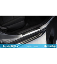 Door sills + carbon foil TOYOTA RAV-4 V