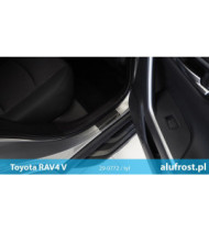 Door sills + carbon foil TOYOTA RAV-4 V
