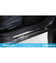 Seuil de porte + fibre en carbone MAZDA 3 IV