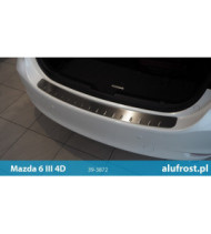 Rear bumper protector MAZDA 6 III 4D