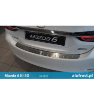 Rear bumper protector MAZDA 6 III 4D