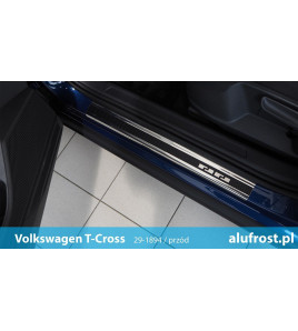 Door sills + carbon foil VOLKSWAGEN T-CROSS