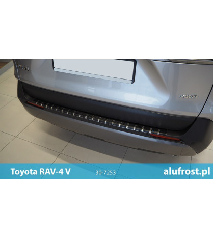 Protection de seuil de chargement + fibre en carbone TOYOTA RAV-4 V
