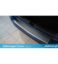 Rear bumper protector (inox) VOLKSWAGEN T-CROSS