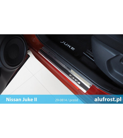 Door sills + carbon foil NISSAN JUKE II