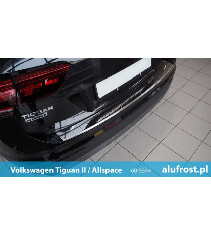 Rear bumper protector (mirror) VOLKSWAGEN TIGUAN II / TIGUAN ALLSPACE