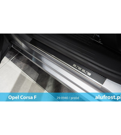 Seuil de porte + fibre en carbone OPEL CORSA F