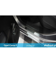 Seuil de porte + fibre en carbone OPEL CORSA F