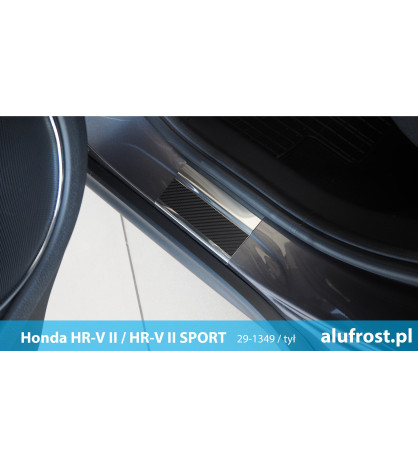 Door sills + carbon foil HONDA HR-V II