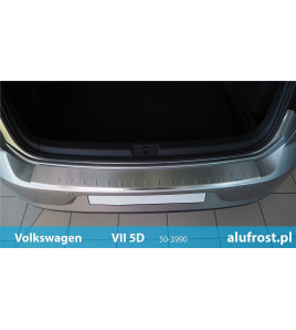 Rear bumper protector (inox) VOLKSWAGEN GOLF VII 5D