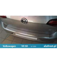 Rear bumper protector (inox) VOLKSWAGEN GOLF VII 5D
